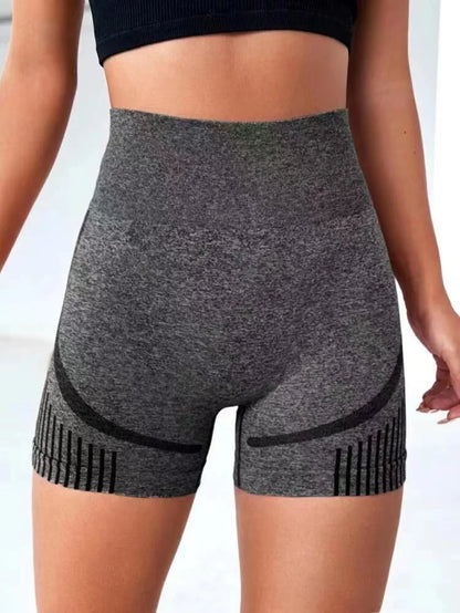 Women Yoga Shorts Women High Waist Workout Shorts Lift Butt Fitness Pants Sportswear Fitness Yoga Push Up Yoga Gym Running Short