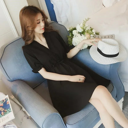 Woman Dress White Dresses for Women Chiffon Satin Soft Silk Ruffle Clothing New Features of Clothes Curvy Cheap Casual X Retro G