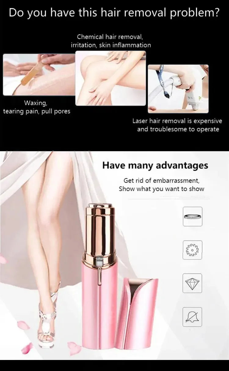 Mini Lipstick Razor For Women Full Body Shaving Without Skin Damage Perfect For Leg Arm And Armpit Hair Removal For Travel Use