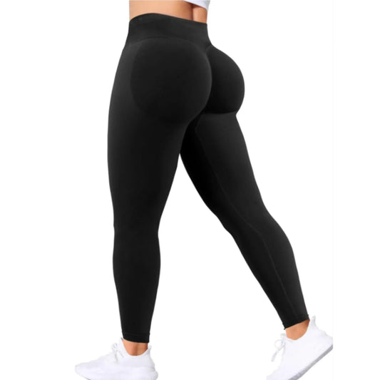 Women Gym Yoga Training Pants Three Leg High Waist Peach Hip Tight Nine Leg Pants Elastic Sports Pants With logo