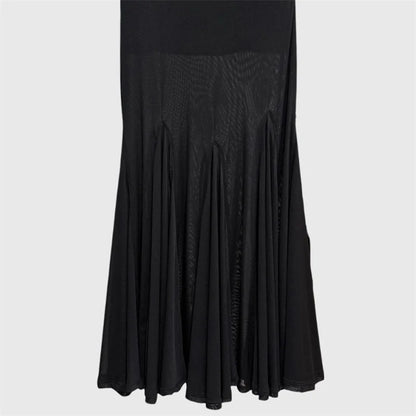 Women skirt New high waisted slim fit fishtail skirt for summer 2025 women's half skirt Translucent mesh spliced long skirt y2k