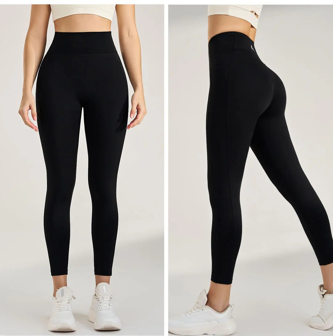 Women's High Waist Yoga Pants Peach Butt Stretch Leggings Outdoor Quick Dry Sweatpants Running Fitness No Trace Pants