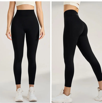 Women's High Waist Yoga Pants Peach Butt Stretch Leggings Outdoor Quick Dry Sweatpants Running Fitness No Trace Pants