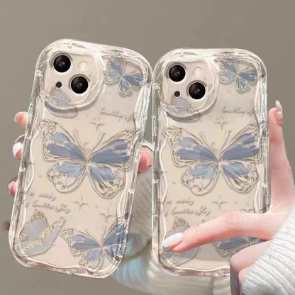 Fashion Butterfly Hand Chain Phone Case For Realme C67 C63 C53 C65 C11 C33 C31 C35 C55 C21Y C20 C21 C12 C15 C25 C30 GT6 Cover