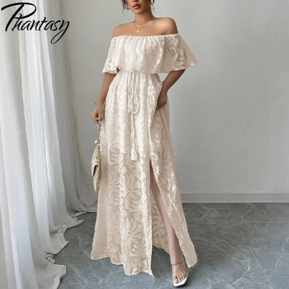 Women's Dresses 2025 Summer White Dress Women Cover-Ups Outfits Boho Hippie Chic Long Maxi Dresses Female Clothes Robe Vestidos