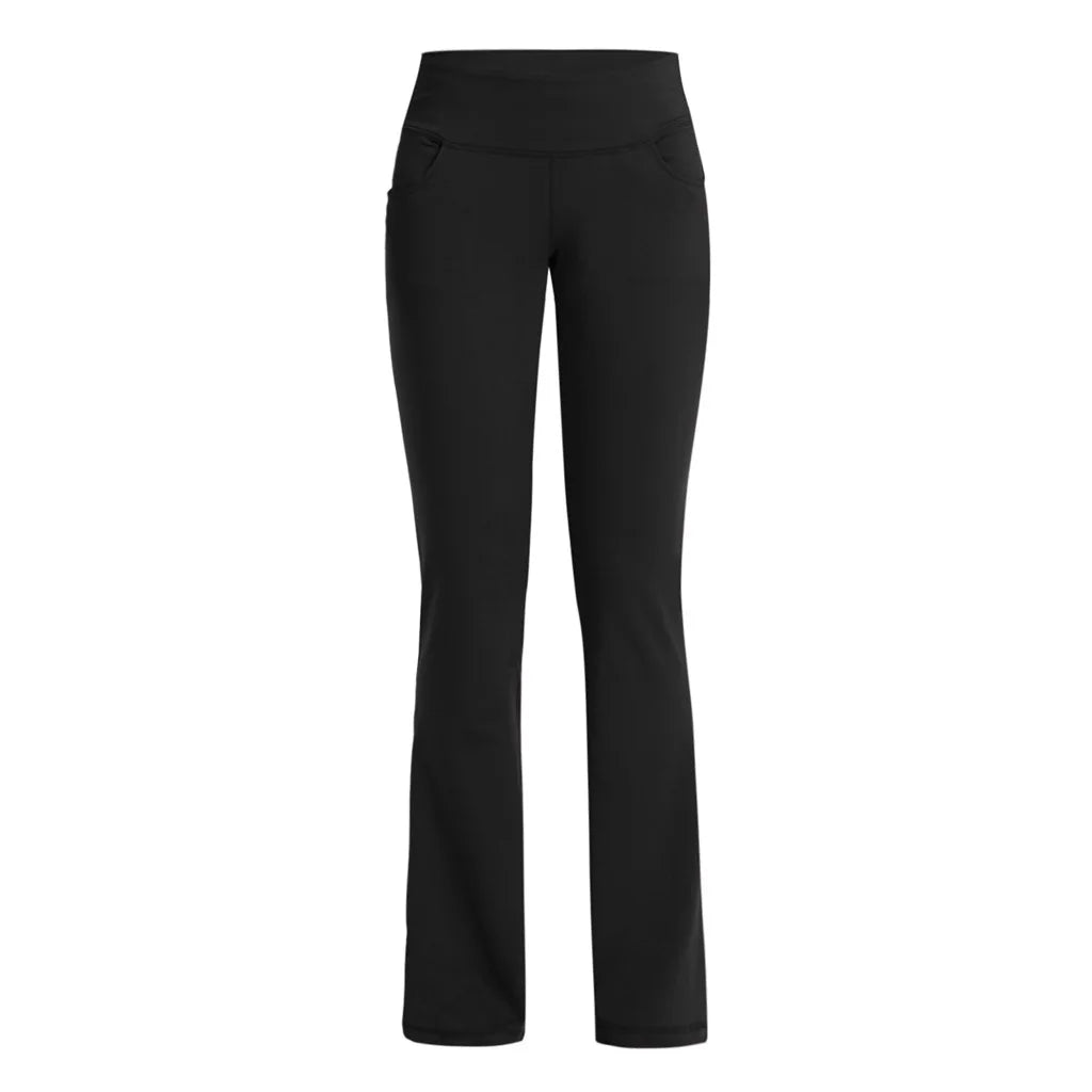 2025 Women's High Waist Yoga Pants 4-Way Stretch Workout Trousers with Pockets, Tummy Control Gym to Office Black Leggings S-3XL