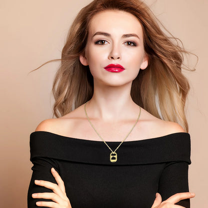 2 Pcs Pull-up Necklace Cute Necklaces Aesthetic Girlfriend Simple for Women Ladies Vintage Trendy