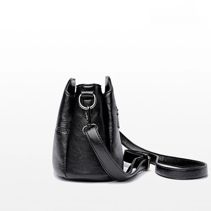 Women's Bags Retro Design Crossbody Bag Trend Quality PU Leather Bucket Shoulder Bags Small Handbags for Women