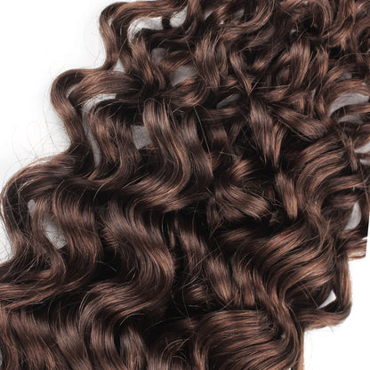 Human Hair Bundles Water Wave#2 #4 Bundles Indian Hair Weave Cruly Bundles Human Hair Extension 10 To 26 Inch