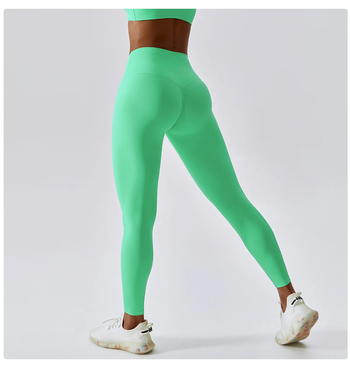 Women's Yoga Pants Nude Feeling Running Speed Dry Buttock Lifting Fitness Pants High Waist Tight Gym Push-Up Sweat Pants