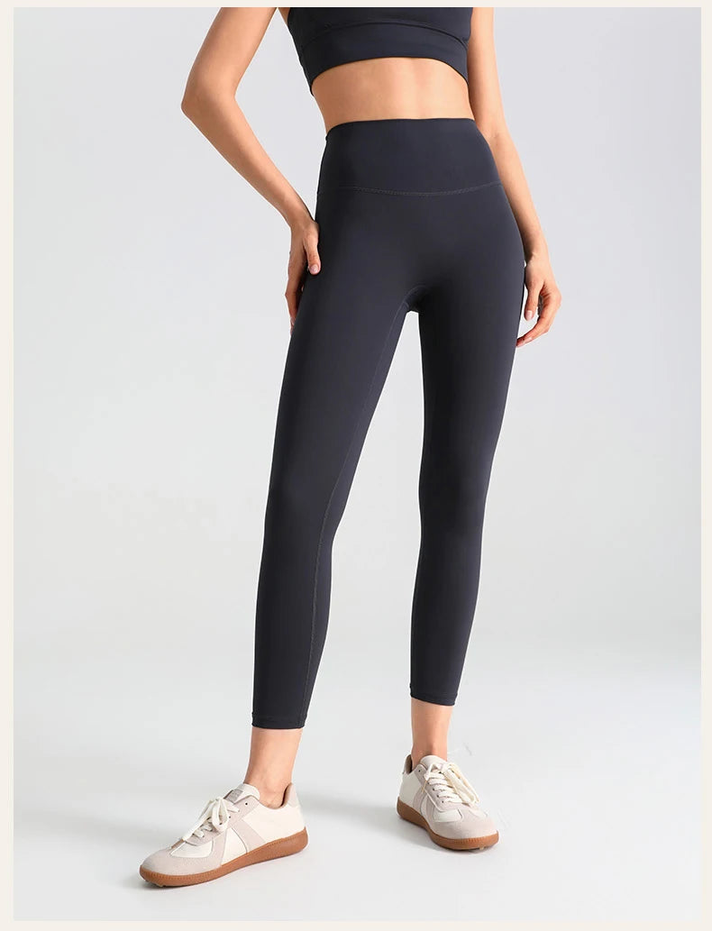 Women's Yoga Pants Gym Leggings Lady's Girl Fitness Soft touch Tights High Waist Elastic Breathable No T Line Sports Pants