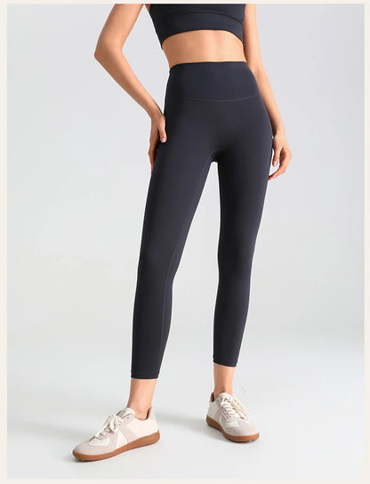 Women's Yoga Pants Gym Leggings Lady's Girl Fitness Soft touch Tights High Waist Elastic Breathable No T Line Sports Pants