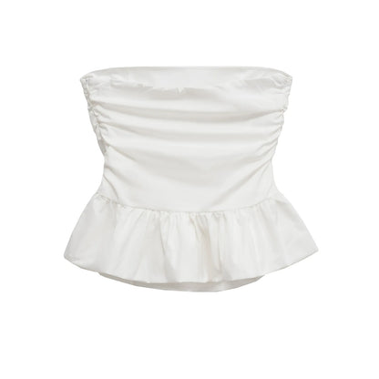 European and American 2025 new women's clothing European and American style fashionable sexy tube top