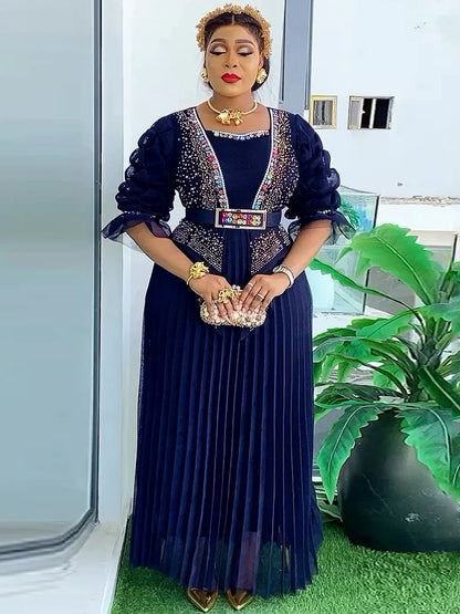 African Dresses For Woman 2025 Africa Clothing Wedding Party Evening Gowns Dashiki Ankara Outfits Dubai Turkey Kaftan Abayas