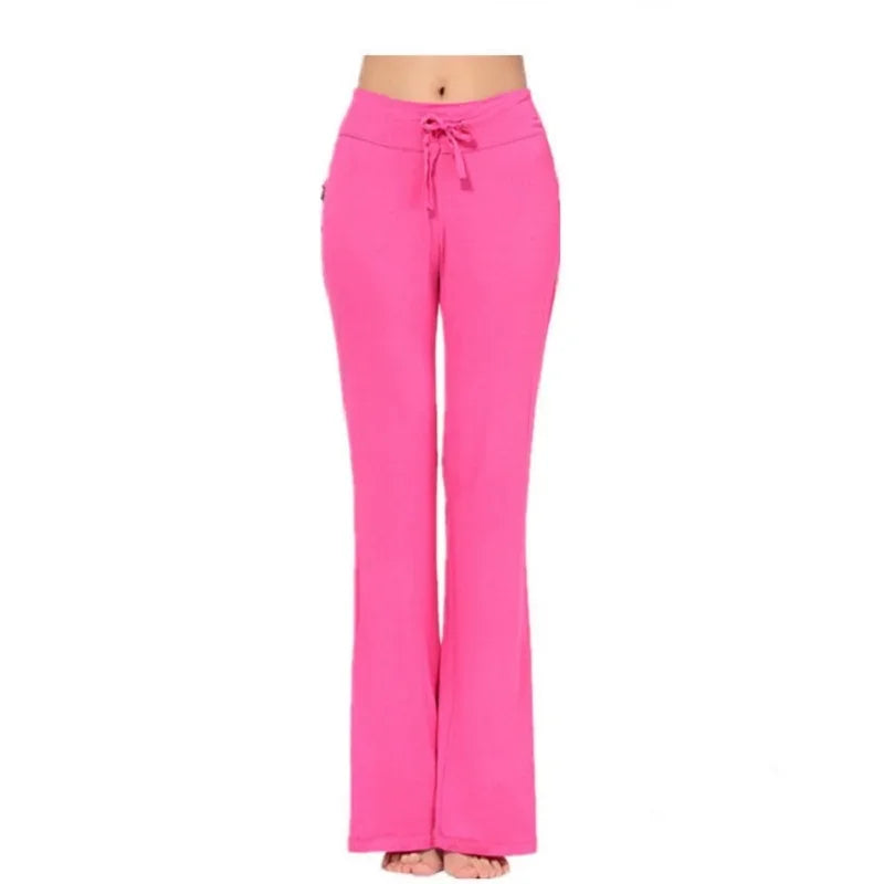 Women's Yoga Pants Summer High Waist Flared Trousers Tummy Control Workout Leggings Hot Sales Pants for Women