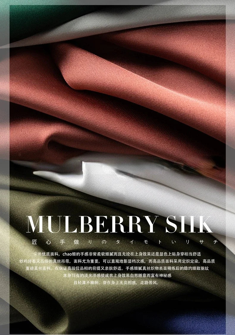 Woman T-shirts Elegant SILK Satin Blouse Sleeveless Female Summer 2023 Casual Loose Tanks and Camis Solid Green Tops for Women