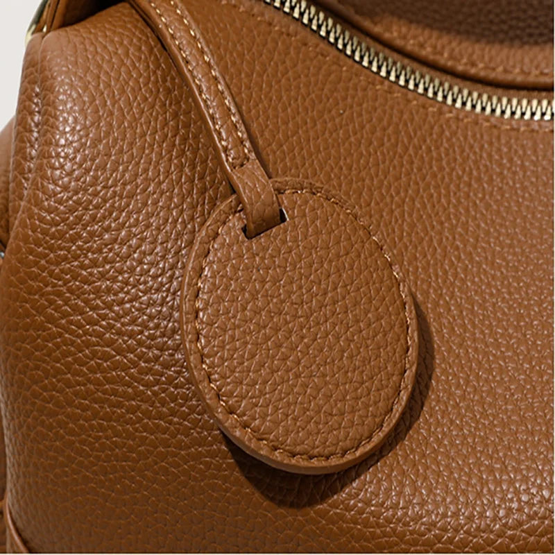 Women's Bags Fashion PU Leather Top Carrying Bag Handbags Multi Pocket Design Multifunctional Crossbody Tote Bag