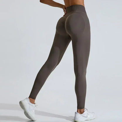 Pilates Stretch Yoga Pants Seamless Fitness Pants Yoga Pants Women's Impact Pants Sports Pants Peach Hip Leggings