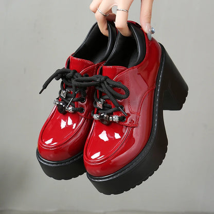 2026 New Designer Women's Shoes High Heels Fashion Shoes Chunky Dress Pumps Trend Autumn Luxury Elegant Cozy Mujer De Zapatos