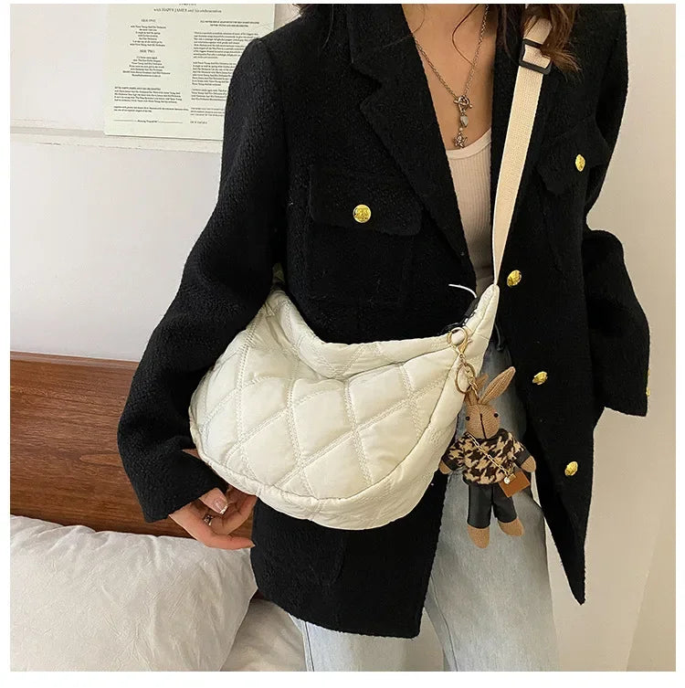 Embroidery Crossbody Bags for Women Large Capacity Handbags Shoulder Messenger Bag Female Popular Fashion Hobos Shopper Bag Sac