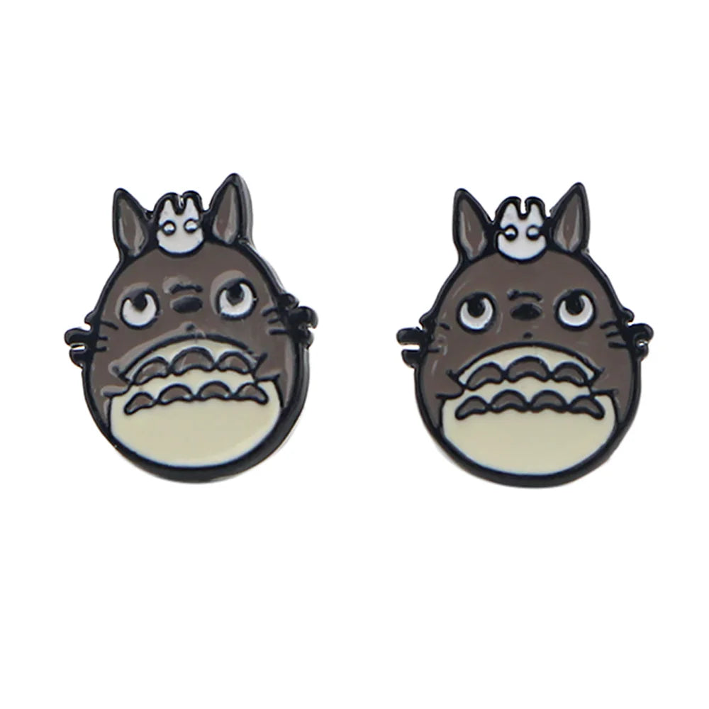 Anime Series Earrings for Women Girls Cartoon Studs Earrings Stainless Steel Ear Pierced Jewelry Accessories Party Gifts