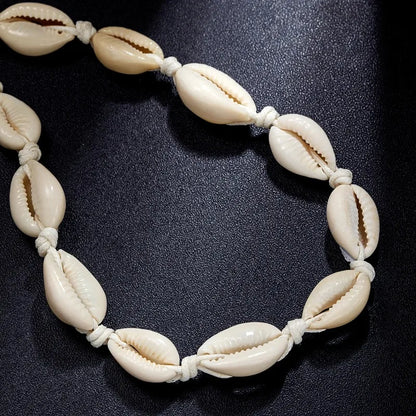 Classic Fashion Shell Beaded Necklace Women's Simple Personalized Handicrafts Gift Clothing Accessories collares para mujer