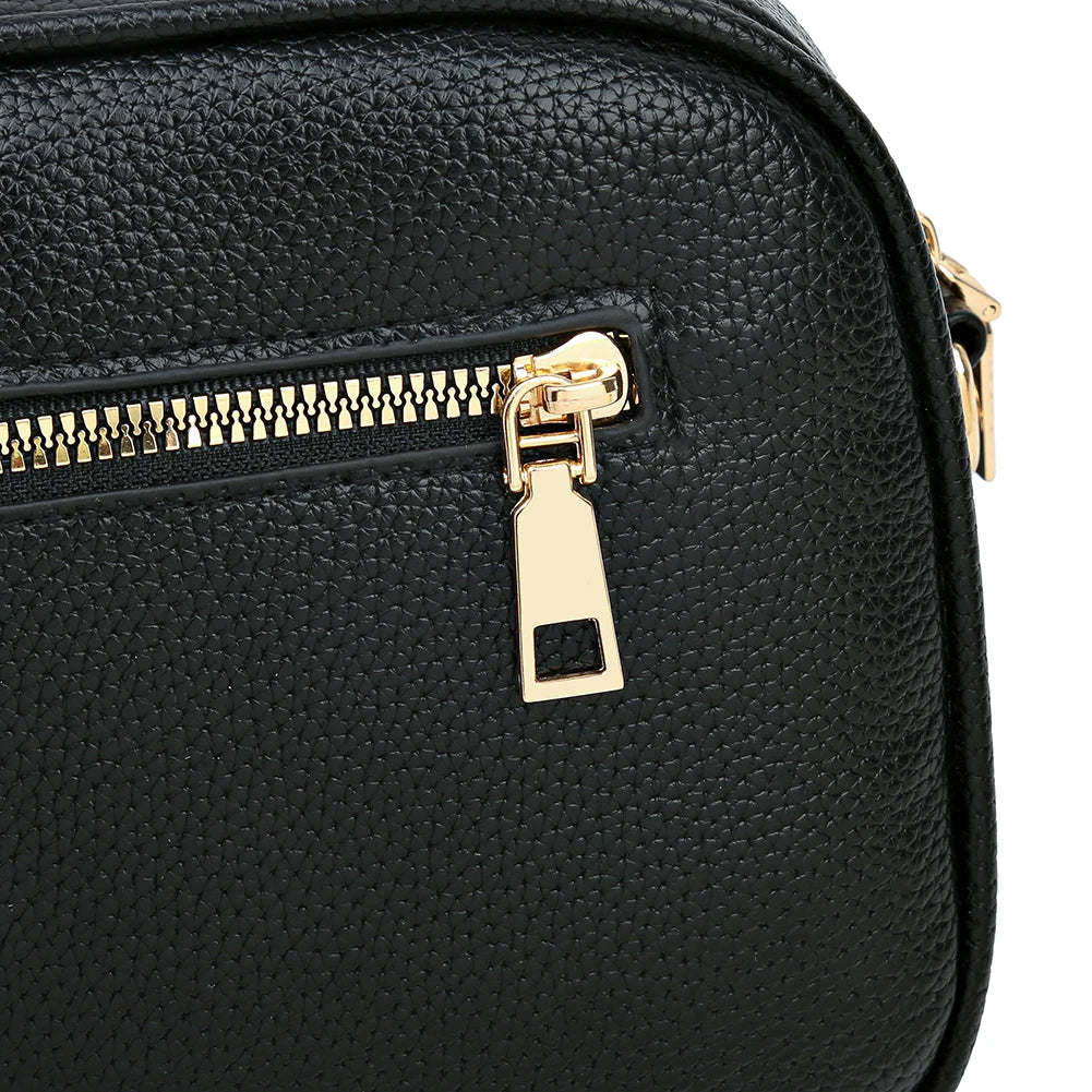 Women Travel Tote Bags PU Leather Underarm Bags Fashion Simple Solid Color Portable Adjustable Strap Female Handbags