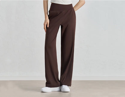 Yoga Pants Women Wide Leg Pants High Waist Stretch Dress Casual Sweatpants Tummy Control Bootcut Workout Lounge Pants Vitalinovo