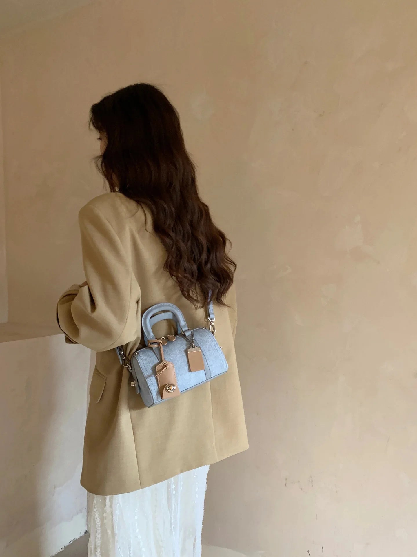 Women's Handheld Bags Fashion Shoulder Bags New Canvas Denim Bolsa Girl Trend Leisure Versatile Square Bolsa Crossbody Bags