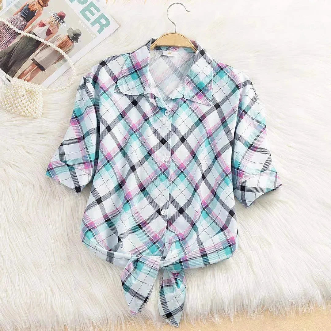2025 New Womens Tops Fashion Women Summer Chiffon Blouse Short Sleeve Casual Shirt White Ropa Mujer Blusas Feminino