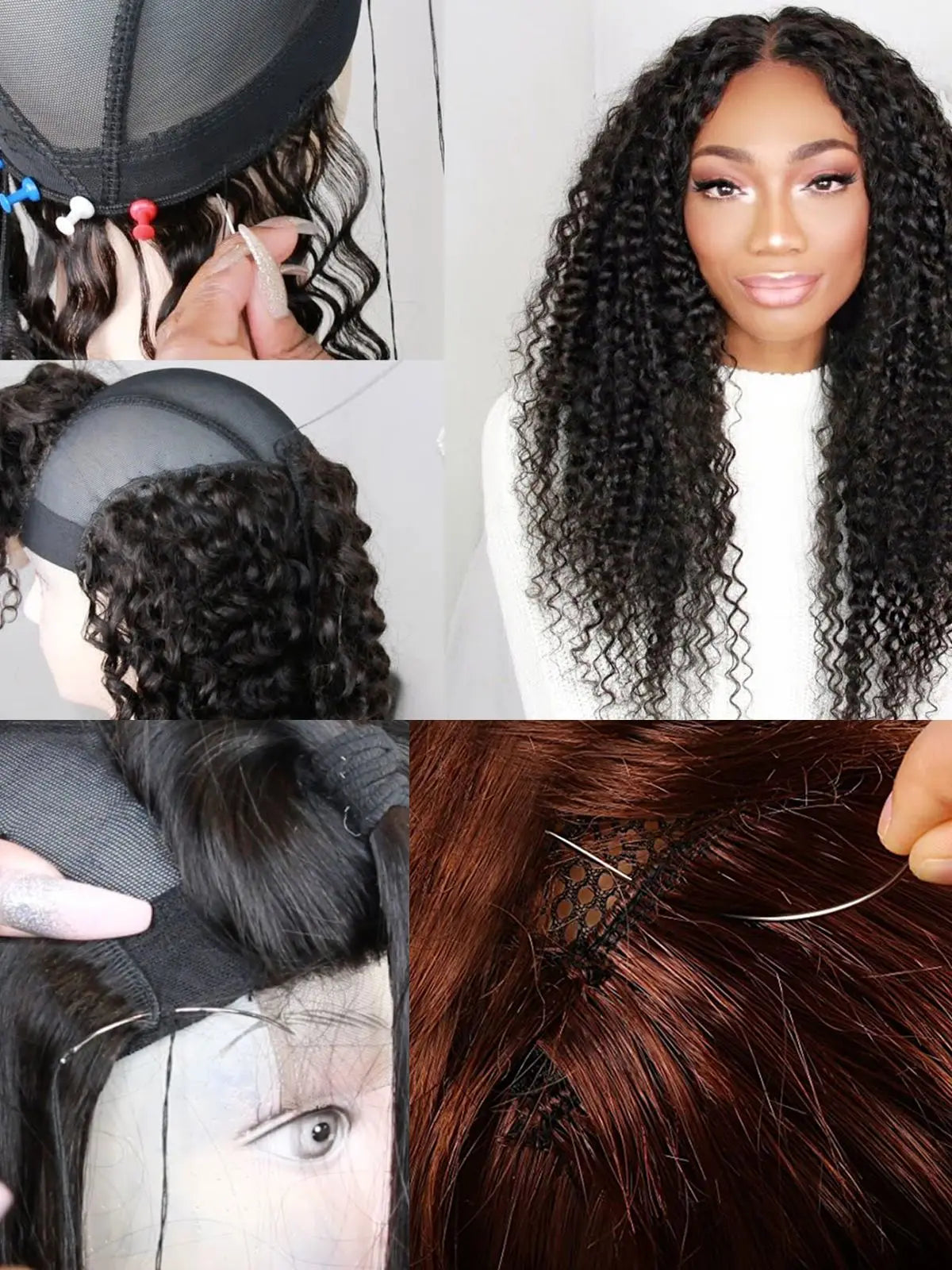 Thick Black Weaving Thread 100% Polyester for Making Wig Sewing Hair Weft Hair Extension Sewing Thread for Women