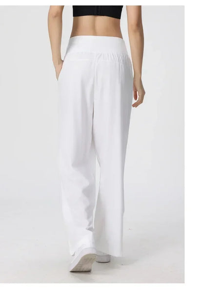 Yoga Pants Outdoor Loose Athletic Casual Pants Running Fitness Wide Leg Pants