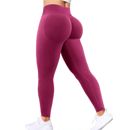 Women Gym Yoga Training Pants Three Leg High Waist Peach Hip Tight Nine Leg Pants Elastic Sports Pants With logo