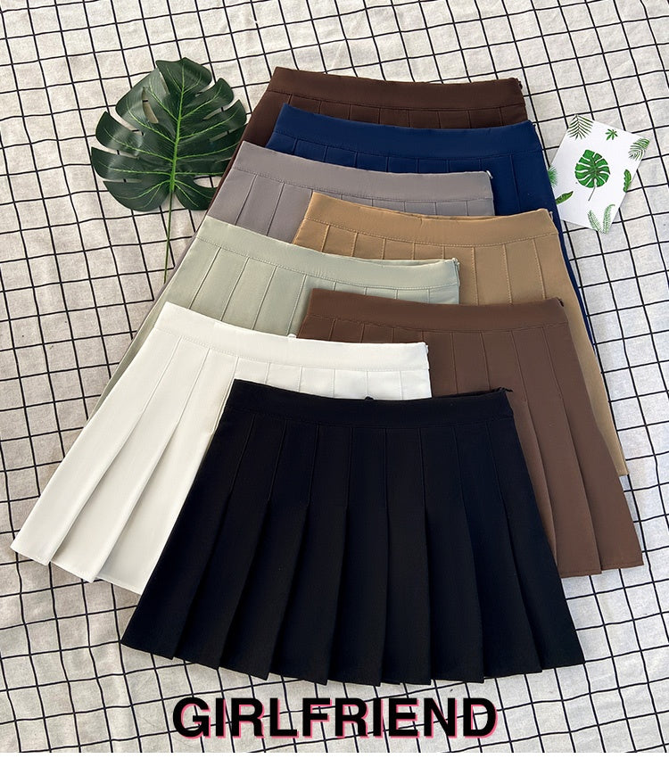 Women's Skirt Fashion Summer  High Waist Black a Line Mini Pleated Short  Skirts for School Girls Korean Style Ladies  Clothing