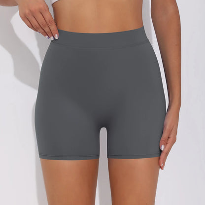 Women's Sexy Stretch Yoga Shorts With Hip Lifting And Abdominal Tightening Tight Fitness Wearing Running Pants Externally