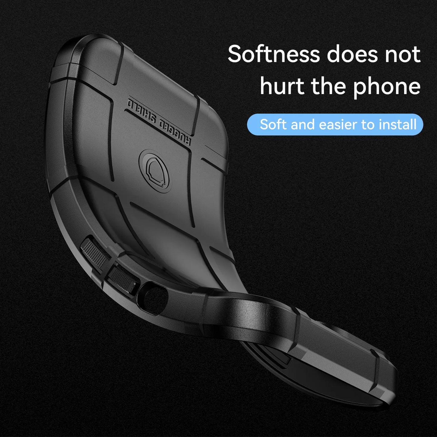 Military Armor Case For IPhone SE 2020 Se2 Soft Silicone Phone Cover For Iphone Se 2022 Se3 Shockproof Shield Cases
