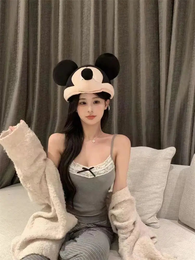 Women Camisole Tank Tops Sexy Bow Sleeveless Corset Top with Chest Pad Sweet Lace Patchwork Crop Tops Summer Slim Elegant Camis