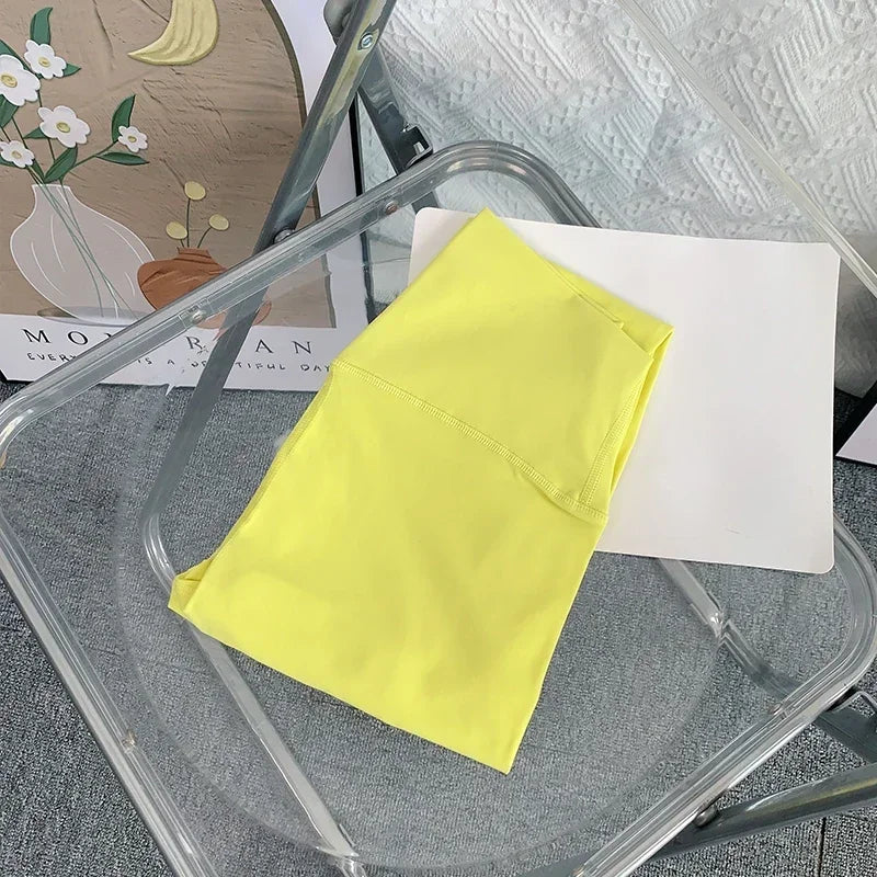 Hot Sale Fitness Female Leggings Running Pants Naked feeling Leggings High Waist Push Up Sport Women Fitness Running Yoga Pants