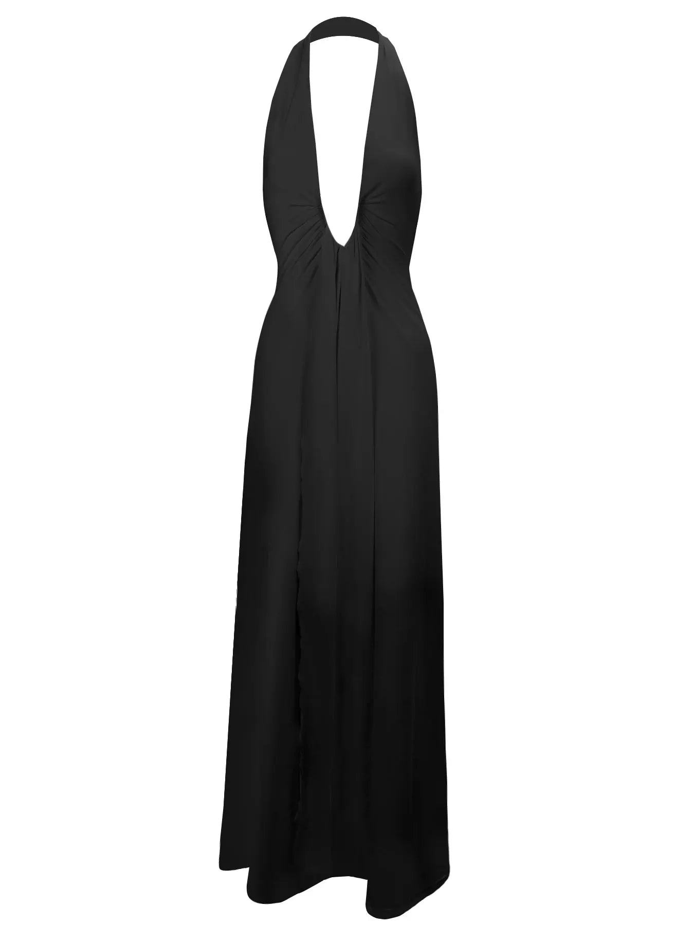 Women's Dresses Summer New Streetwear Fashion Halter Casual Slim Dress Solid Sexy V-Neck Backless Female Party Knitted Dresses