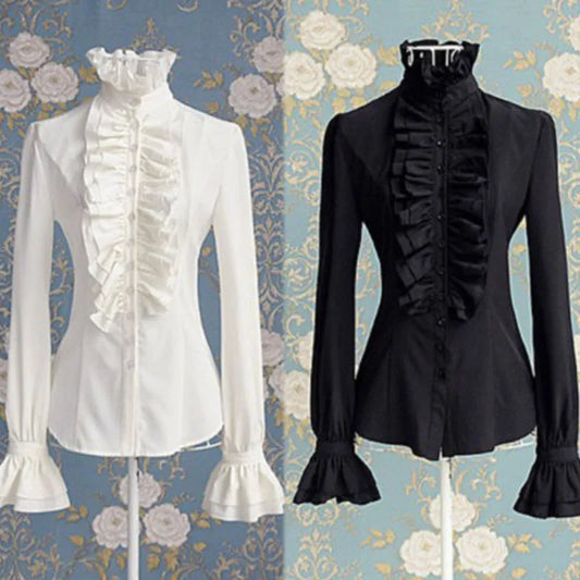 Top Women Sweet T-shirts Autumn Clothes 2023 Chic and Elegant Long Sleeve Ruffles Tees Office Ladies Female Clothing Streetwear