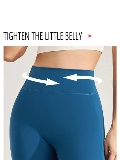 Women's High Waist Yoga Pants Peach Butt Stretch Leggings Outdoor Quick Dry Sweatpants Running Fitness No Trace Pants