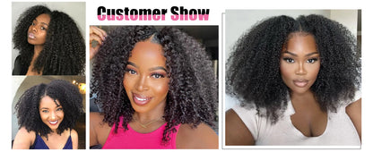 Brazilian Afro Kinky Curly Human Hair Bundles 4b 4c Afro kinky Bulk Human Hair Weave Bundle Deal Hair Extensions Wholesale