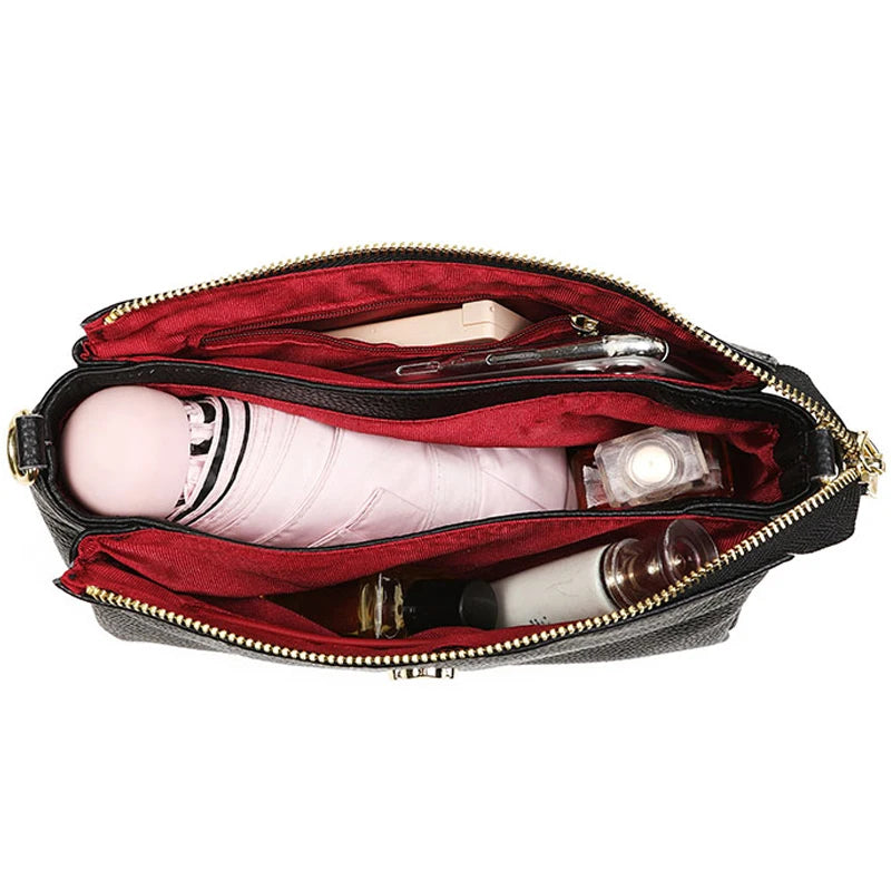 Women's Bag Handbag Fashion Female Messenger Phone Bag 2024 Luxury Cow Leather Women Shoulder Crossbody Bag