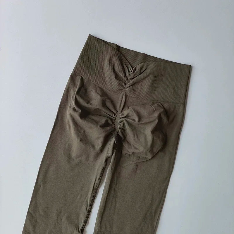 Women's Fitness Yoga Pants New High Waist and Waist Lifting Hip Fitness Pants Women's High Elasticity Speed Drying Tight Sports