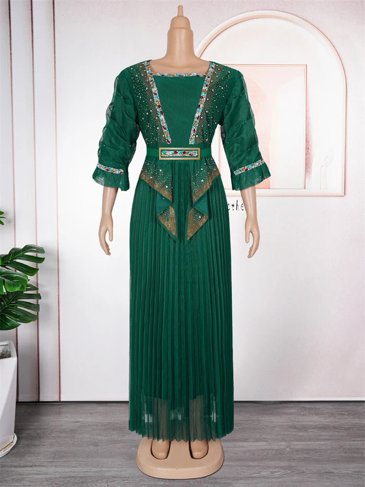 African Dresses For Woman 2025 Africa Clothing Wedding Party Evening Gowns Dashiki Ankara Outfits Dubai Turkey Kaftan Abayas