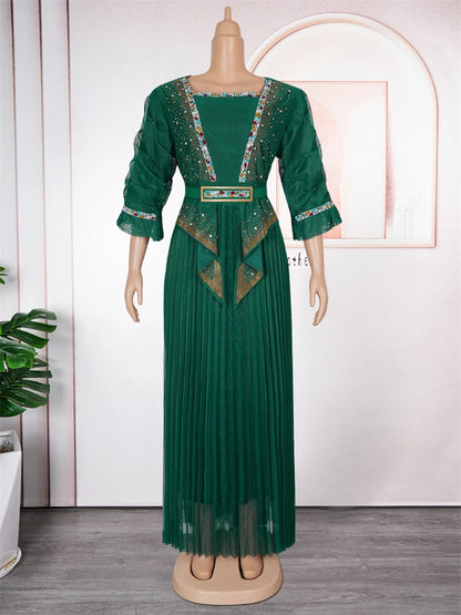 African Dresses For Woman 2025 Africa Clothing Wedding Party Evening Gowns Dashiki Ankara Outfits Dubai Turkey Kaftan Abayas