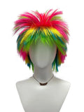 Trick colorful dress up wig explosion head hedgehog-inspired style head modeling wigs for costume party Halloween cosplay gifts