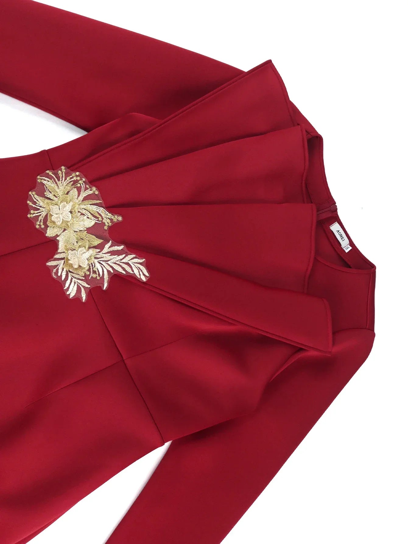 2025 Elegant Church Dresses for Women Party Bodycon Long Sleeves with Lace Appliques Sheath Classy Occasion Africa Wedding Guest