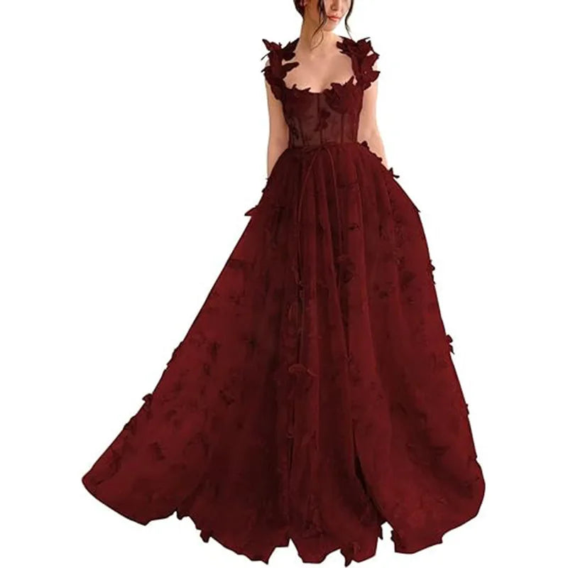 European and American Evening Dress for Women 2025 New Fashion Style Long Style Banquet Style Elegant Lace Beach Dress