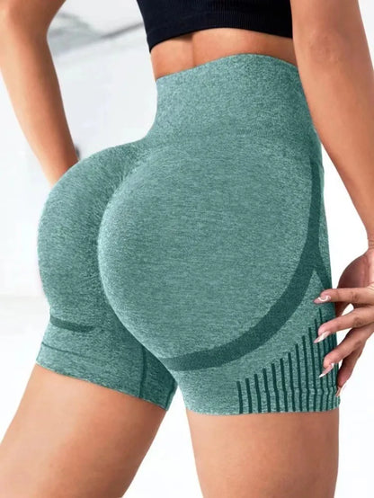 Women Yoga Shorts High Waist Workout Shorts Fitness Yoga Lift Butt Fitness Ladies Gray Yoga Gym Running Short Pants Sportswear